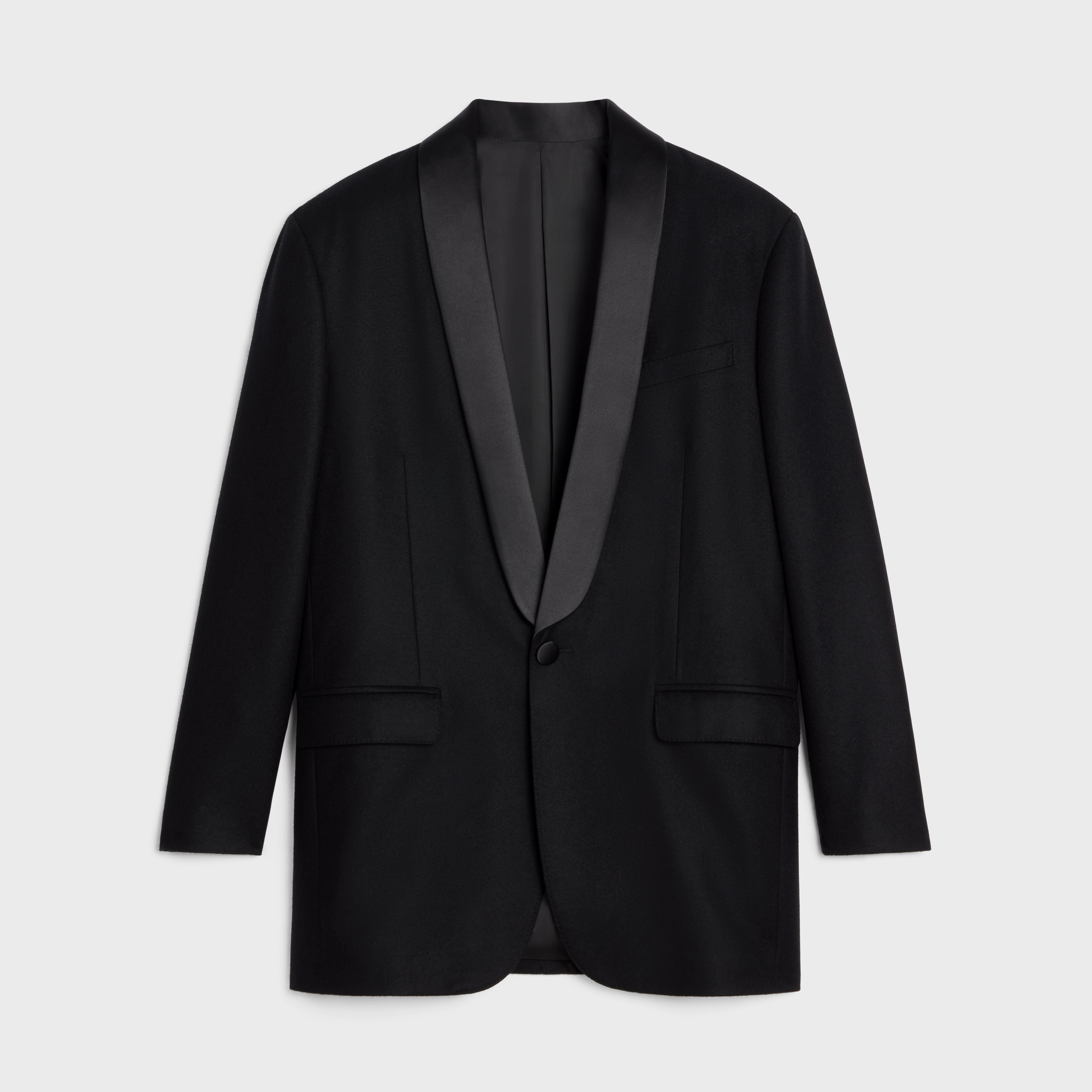 garçon tux jacket in cashmere flannel - 1