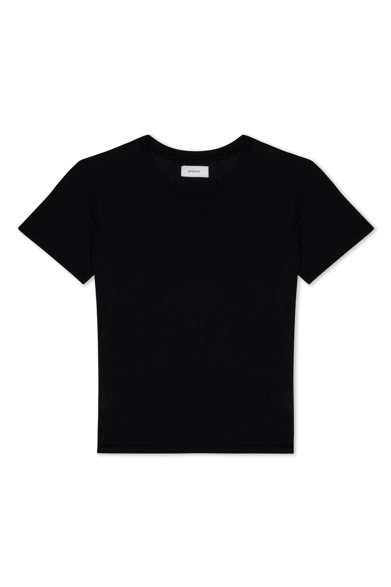 BLACK COTTON BABY TEE - 8