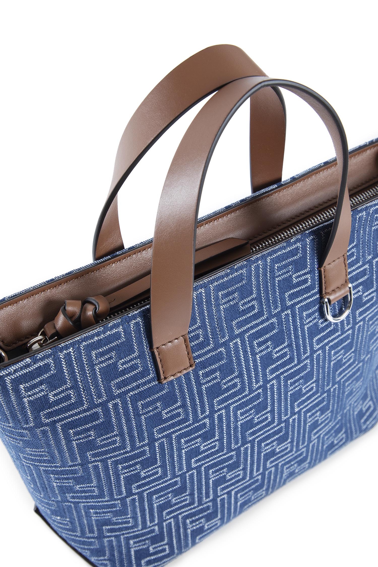 Ff-Denim-Effect-Shopping-Bag-Small - 4