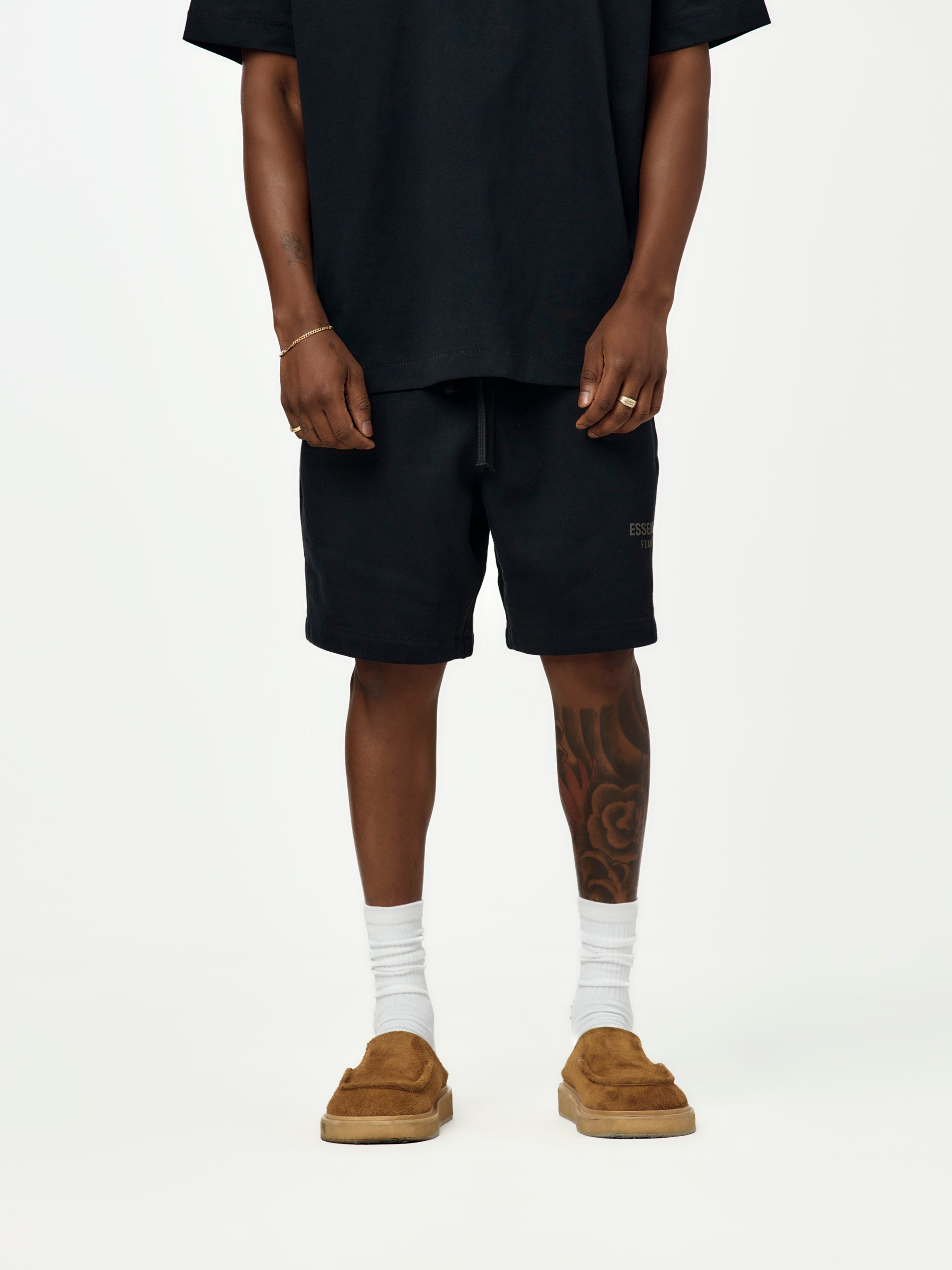 CLASSIC FLEECE SWEATSHORT (JET BLACK) - 1