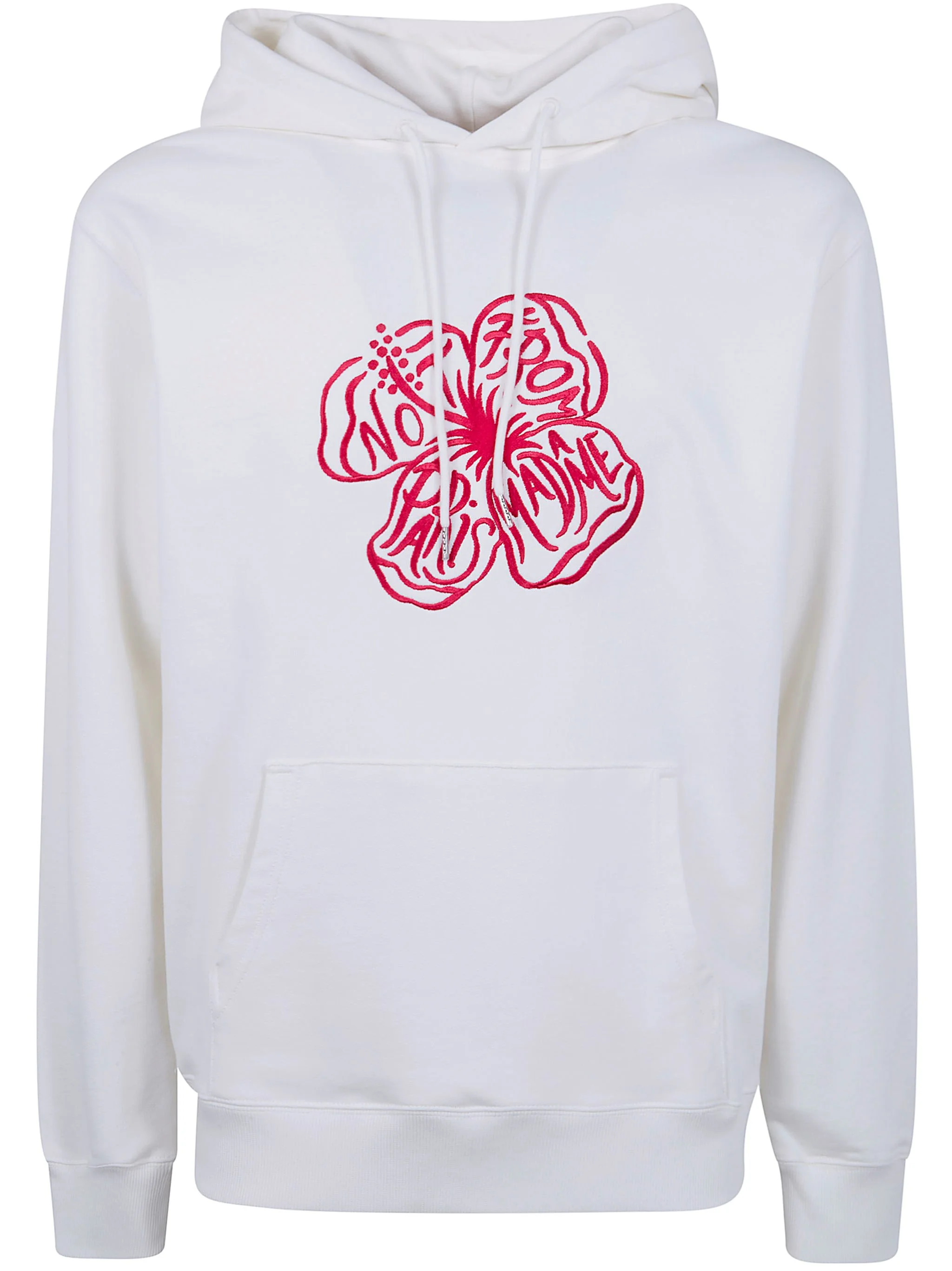 "Slogan Hibiscus" Hoodie - 1