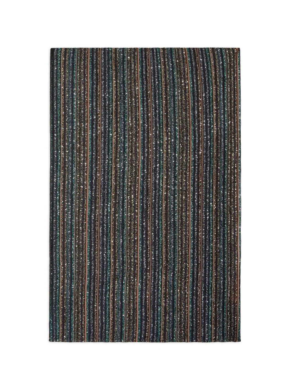 striped-pattern scarf - 1