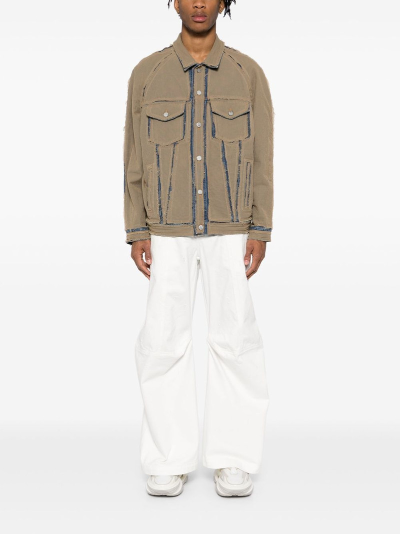 FENG CHEN WANG pleated jeans outlook