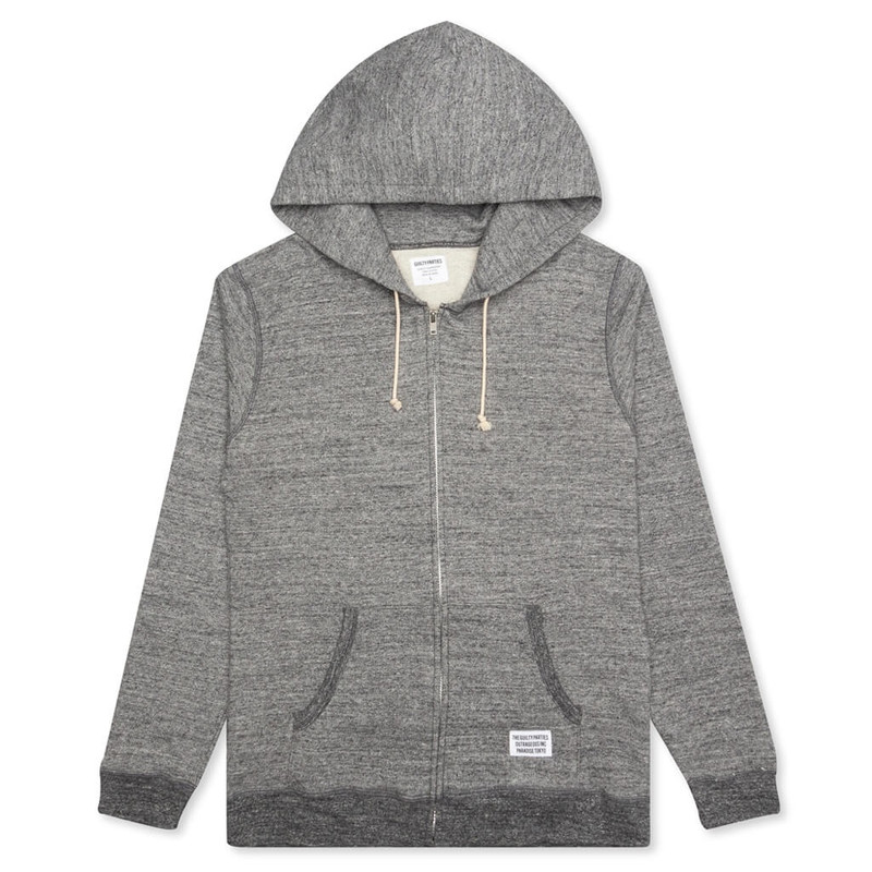 WACKO MARIA FULL ZIP HOODED TYPE 3 - GREY 1