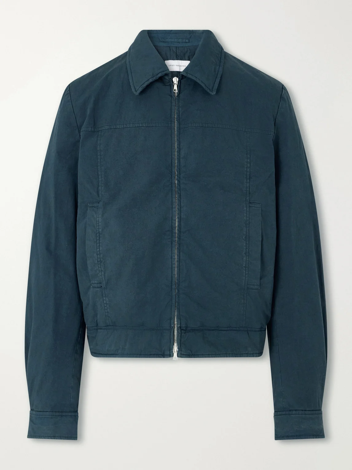 Cotton-Blend Blouson Jacket - 1