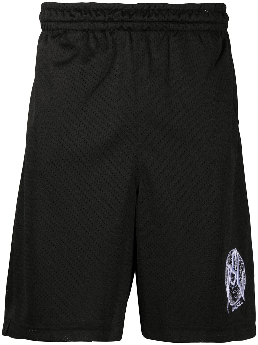 embroidered logo track shorts - 1