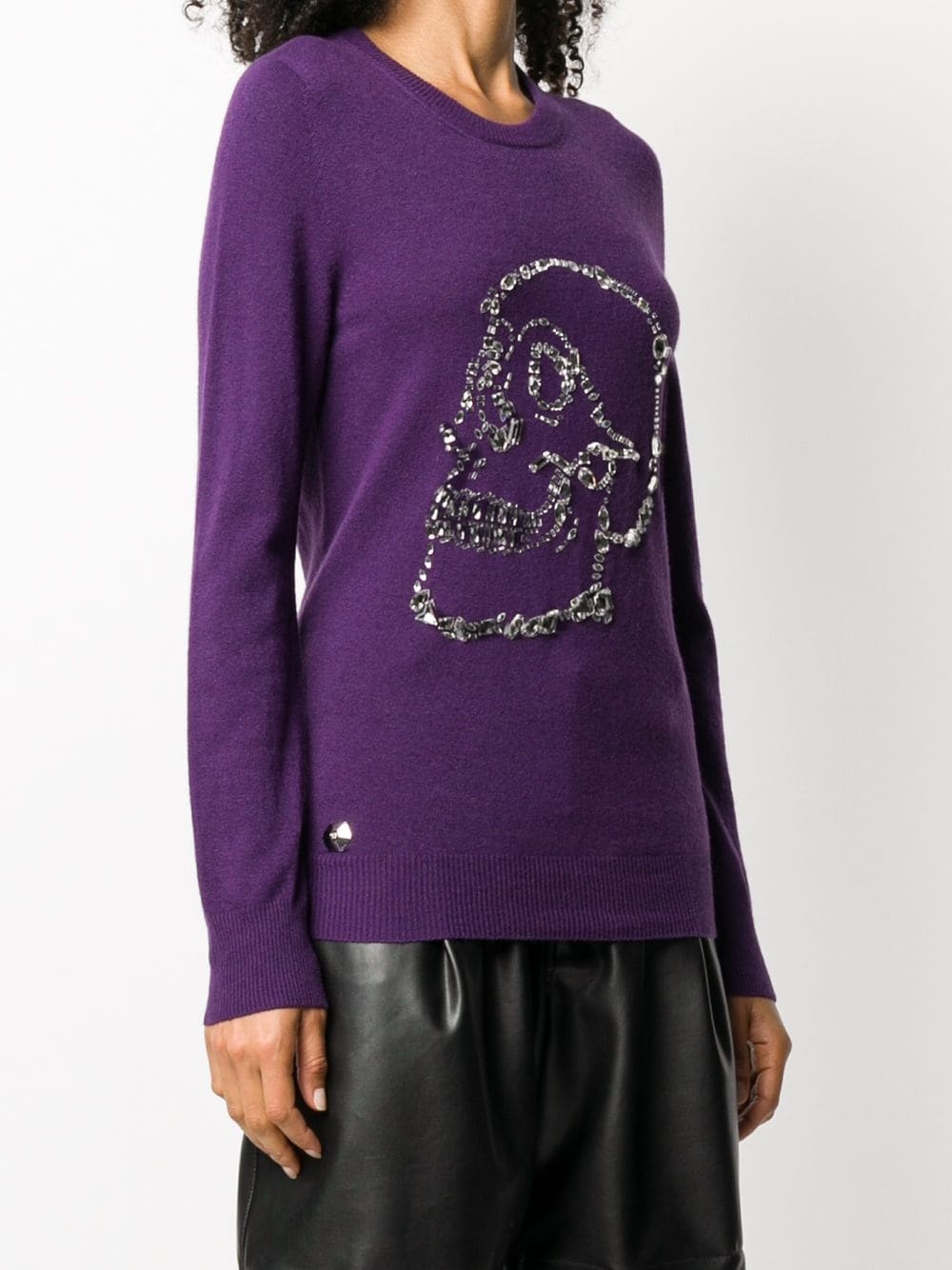 Look At Me skull embellished jumper - 3