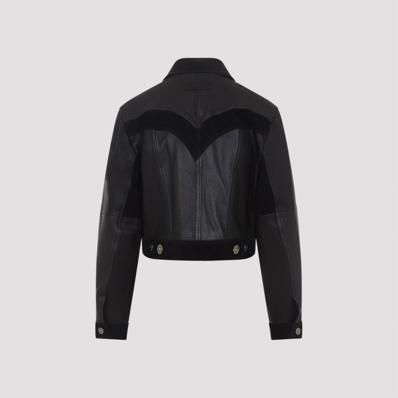 VERSACE Versace Leather Jacket outlook