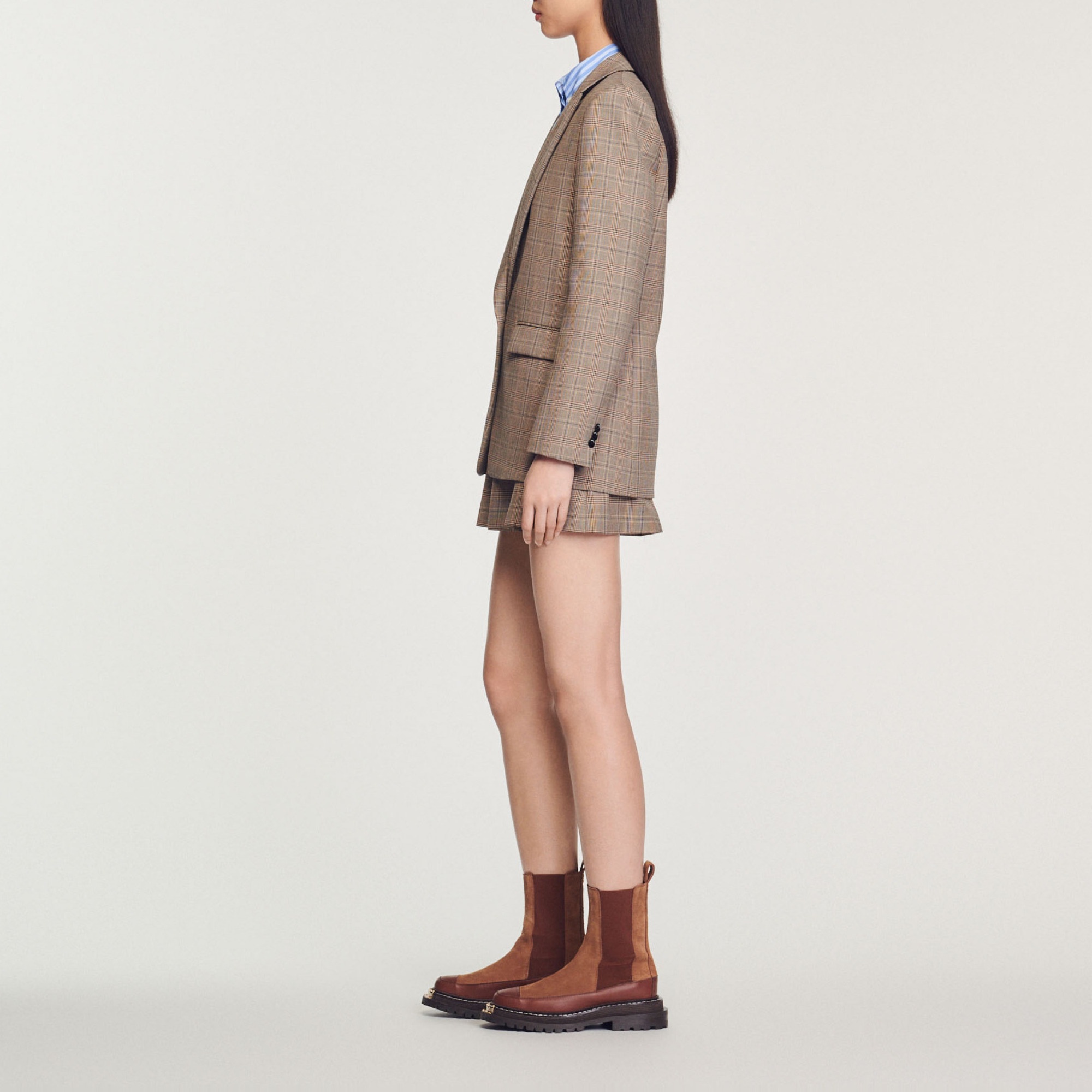 Checked tailored jacket - 6