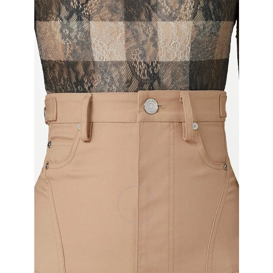 Burberry Cotton Pleated Maxi Skirt - 5
