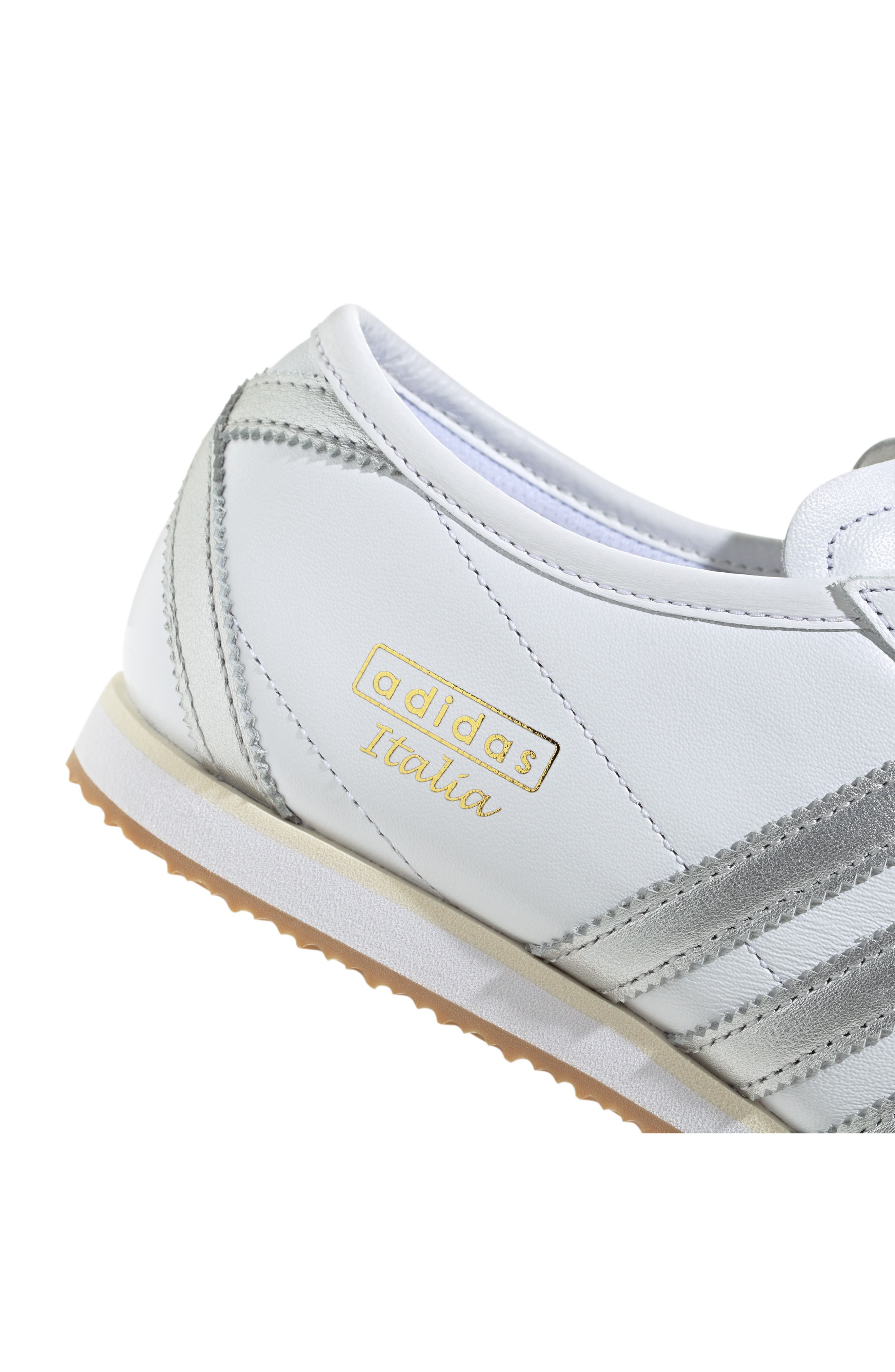 adidas Italia 70s Shoe in White/Silver Met/Cream White at Nordstrom - 7