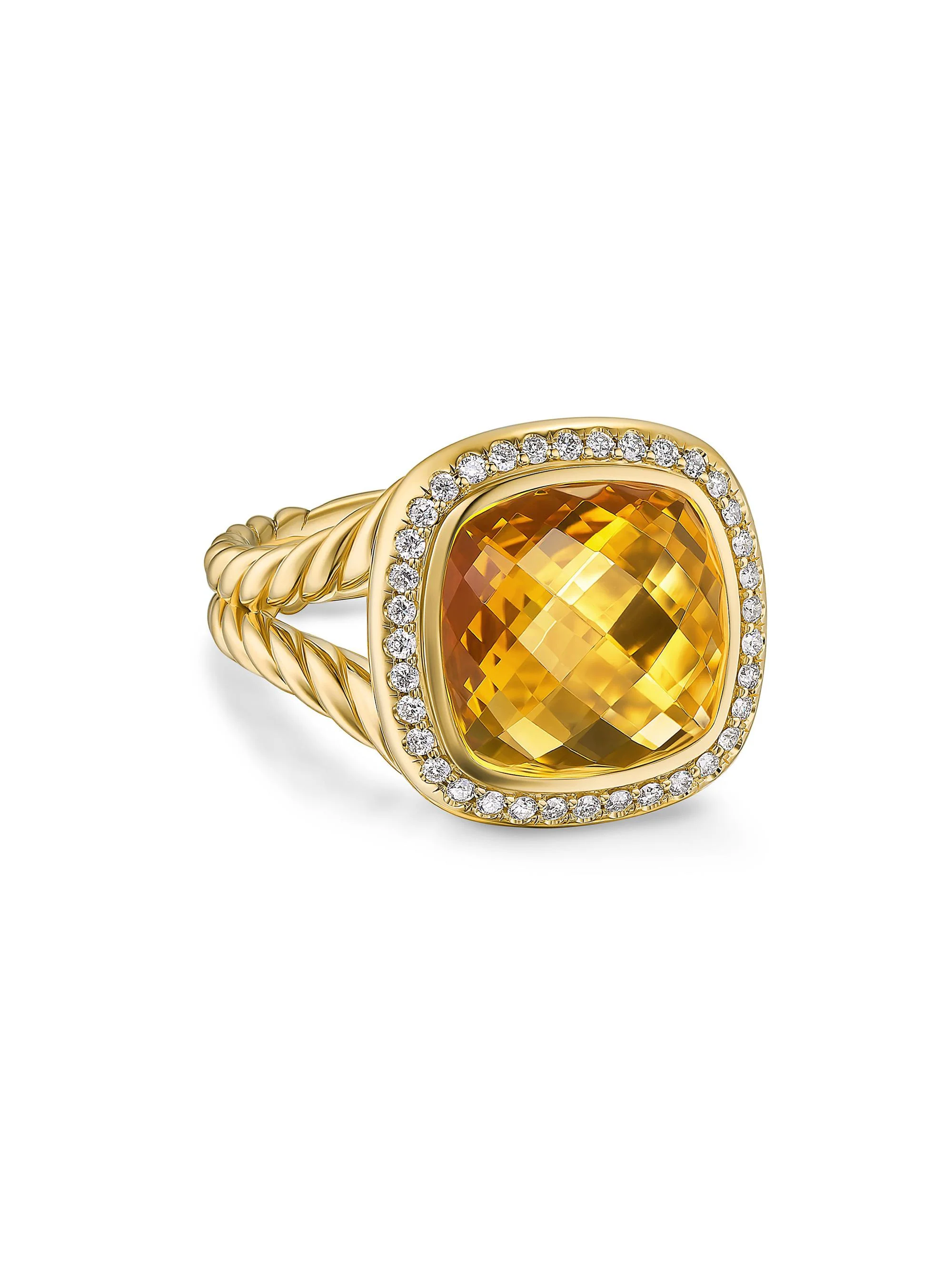 Women's Albion Ring in 18K Yellow Gold - Citrine - 1