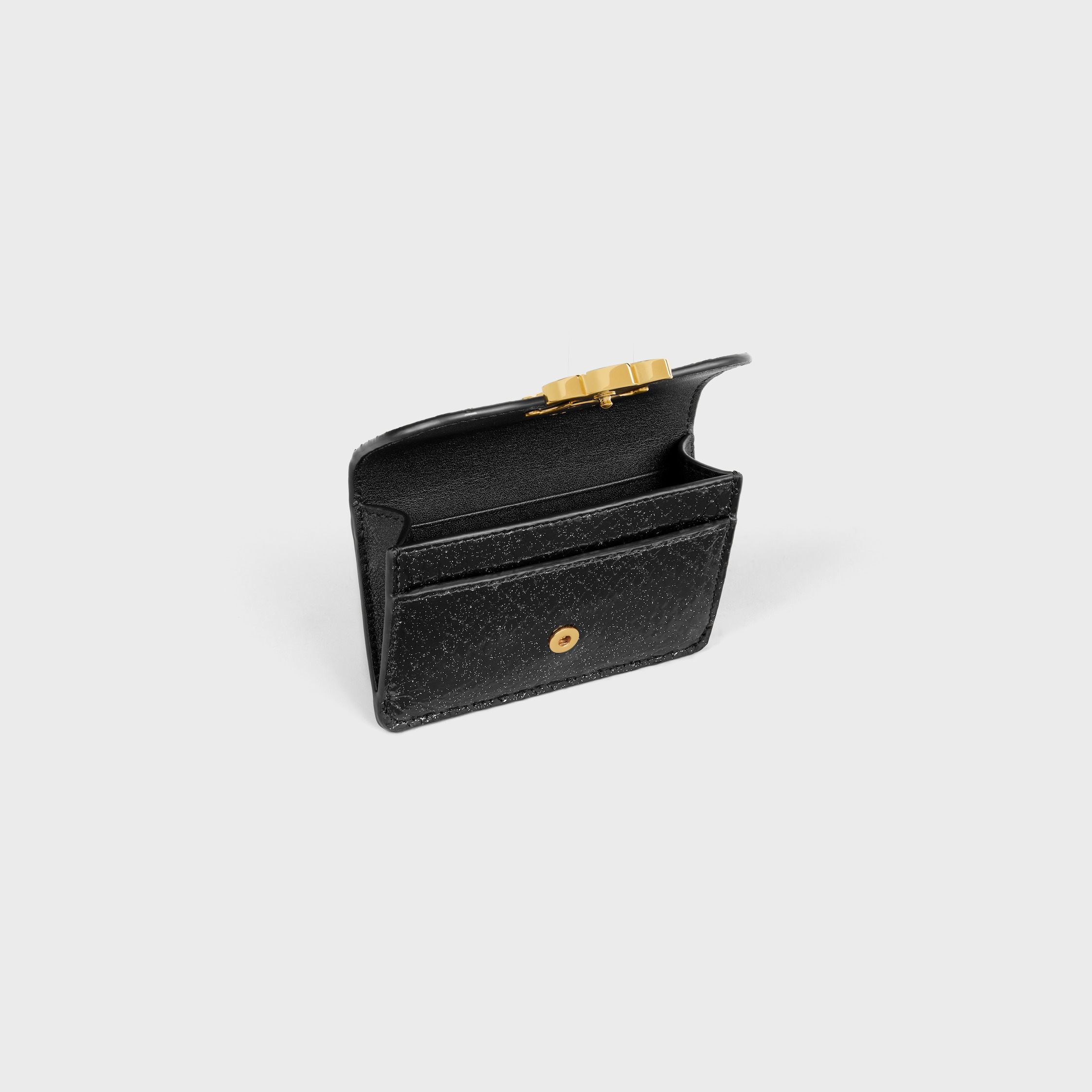 CARD HOLDER WITH FLAP TRIOMPHE IN PYTHON - 4