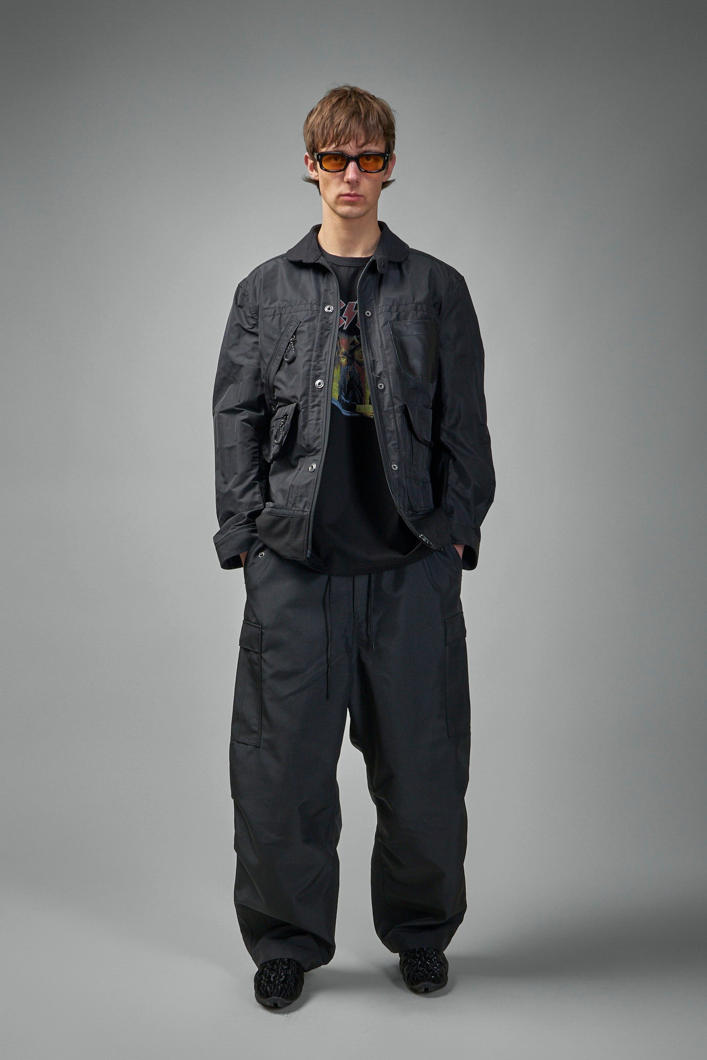 Wide-leg Cargo Trousers - 2