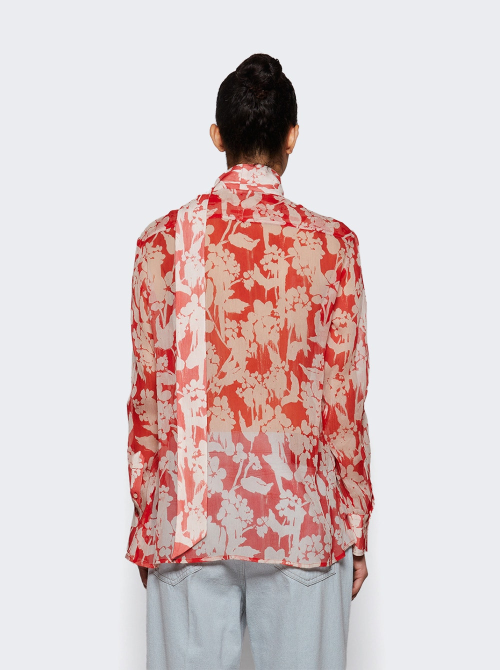 Draped Pleat Detail Blouse Chilli And Blush - 4