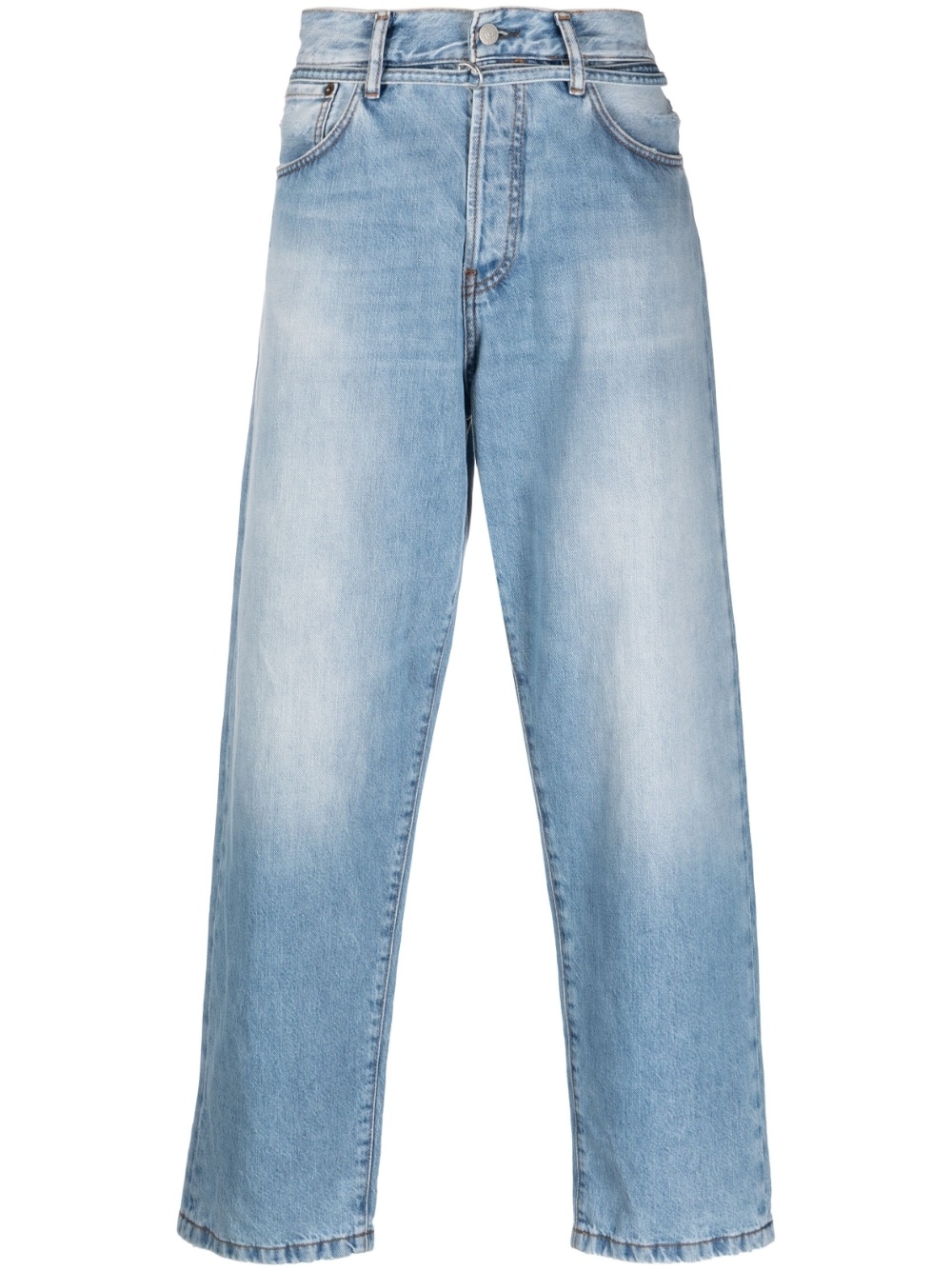 Acne Studios straight-leg cotton jeans | REVERSIBLE