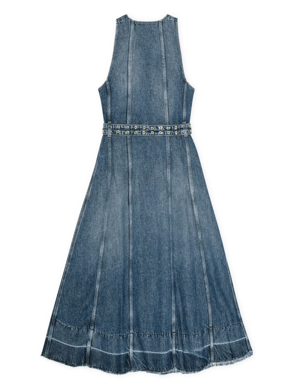 denim maxi dress - 6