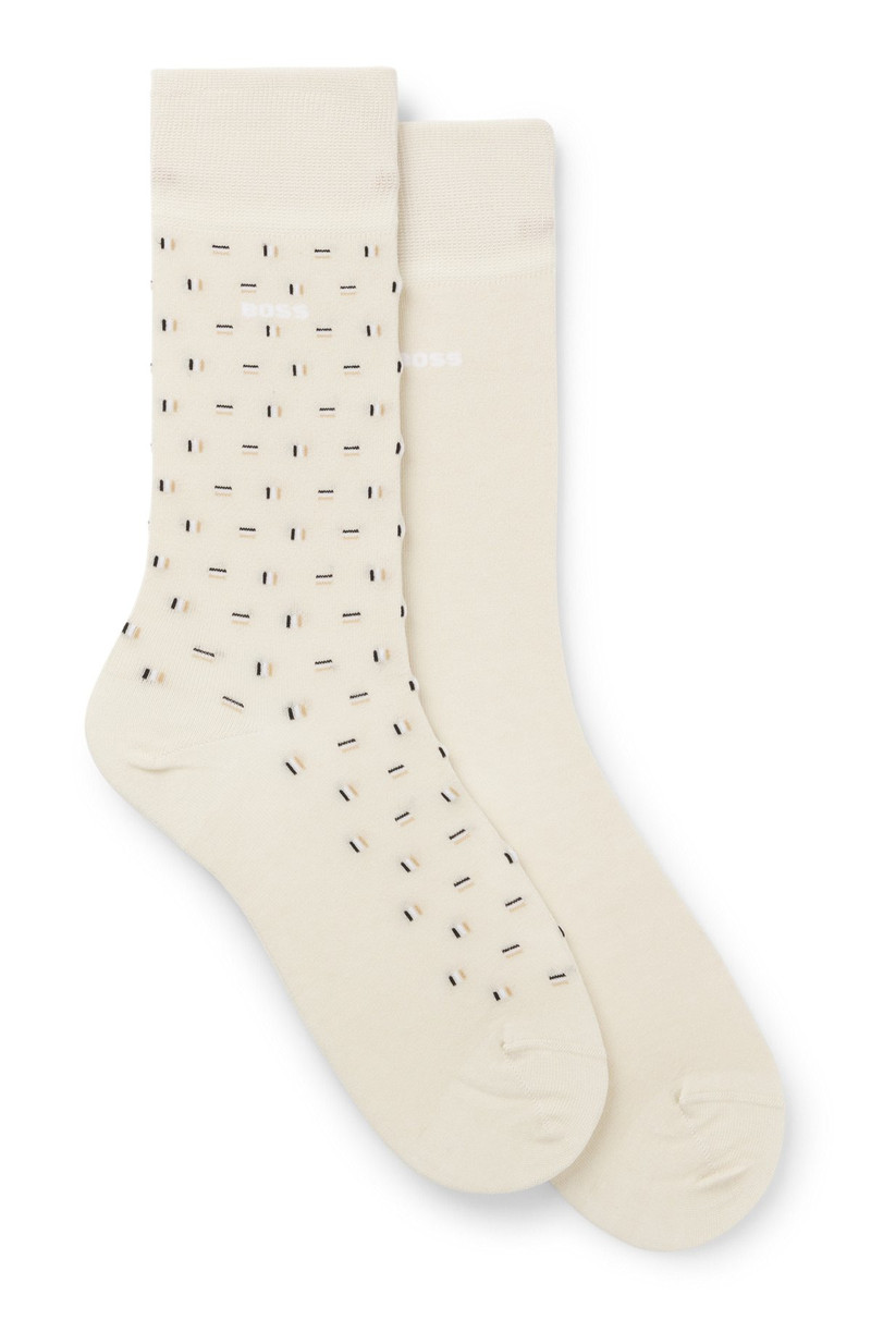 TWO-PACK OF COTTON-BLEND SOCKS IN A REGULAR LENGTH 1