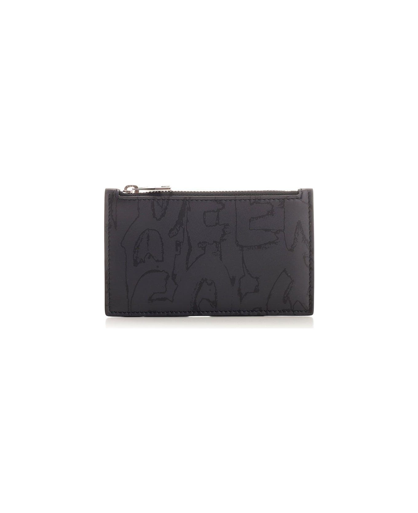 Graphic-printed Zipped Wallet - 1