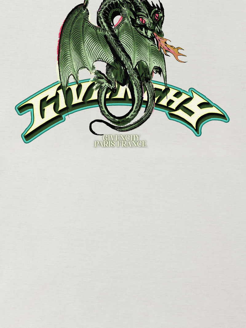 Givenchy T-SHIRT IN COTTON WITH GIVENCHY DRAGON PRINT outlook