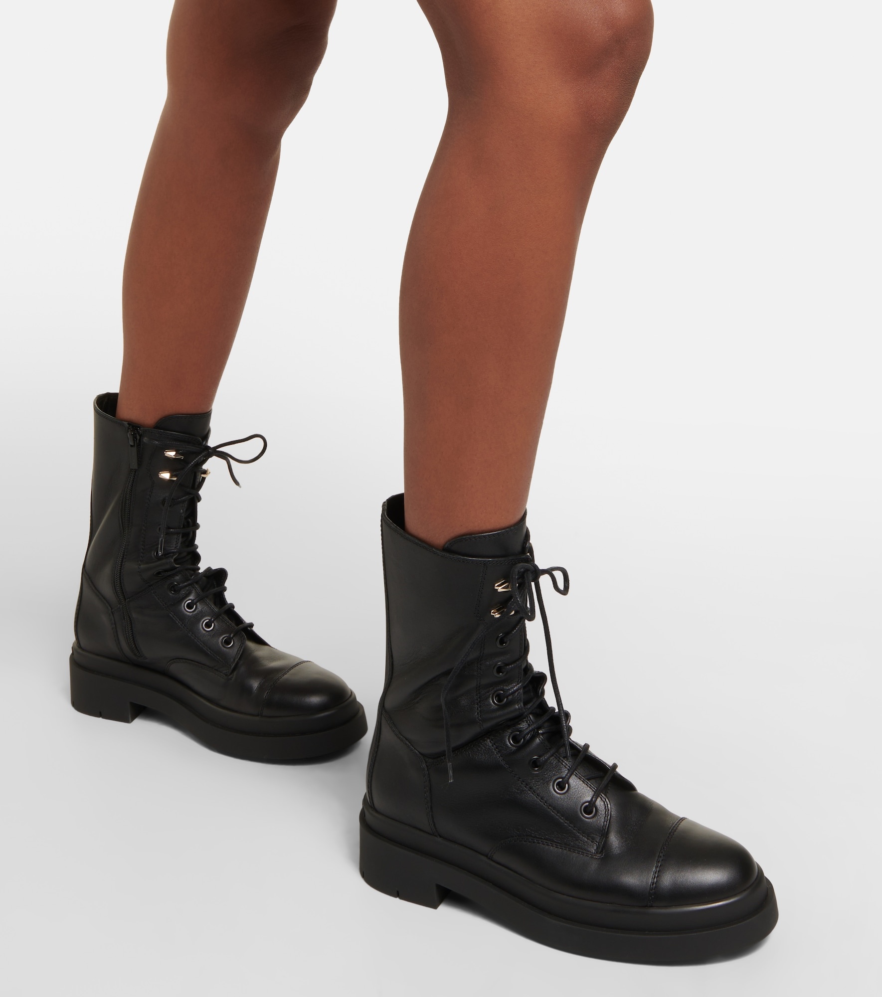 Nari leather mid-calf boots - 4