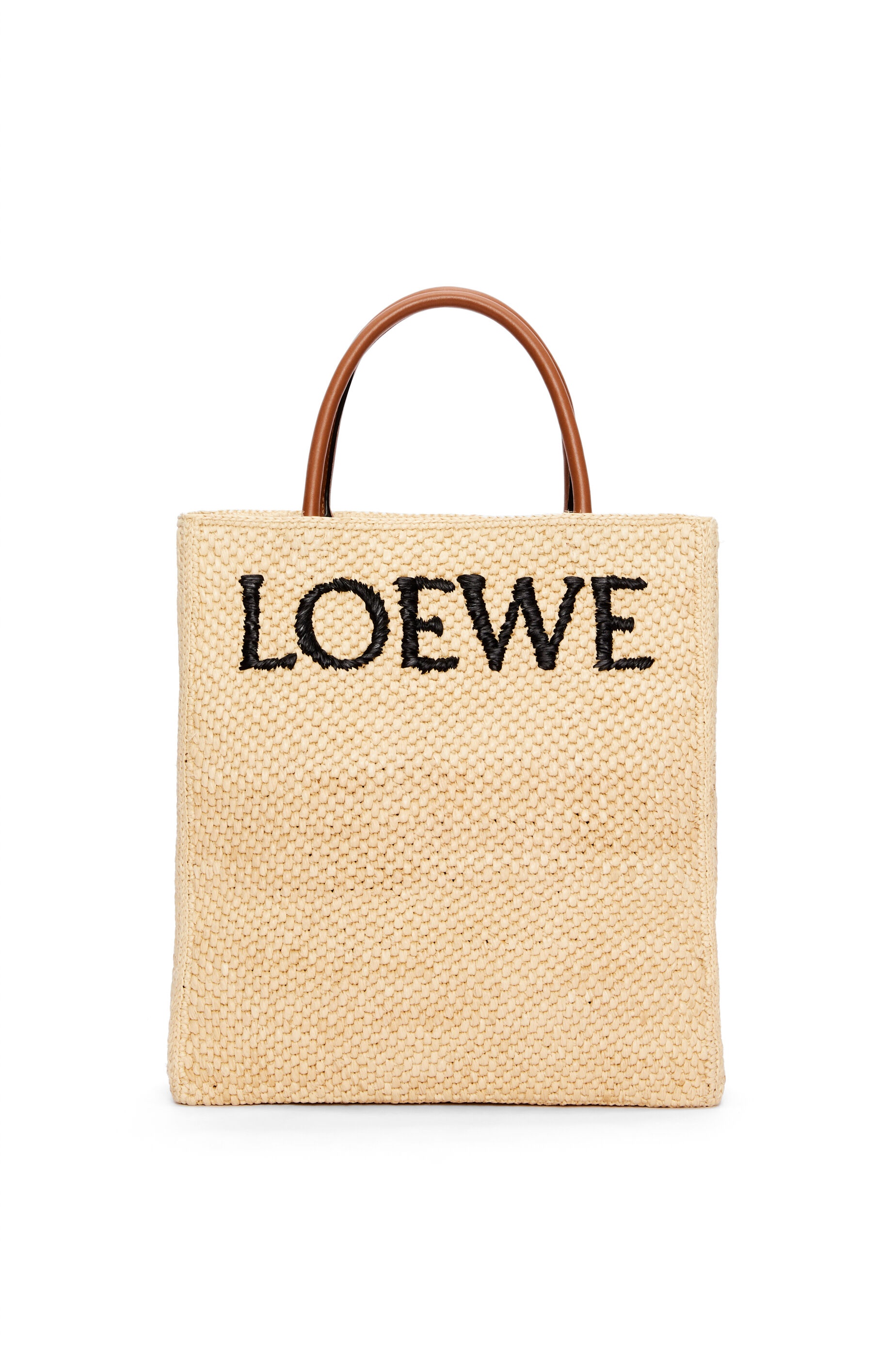 A4 Standard Tote bag in raffia - 1