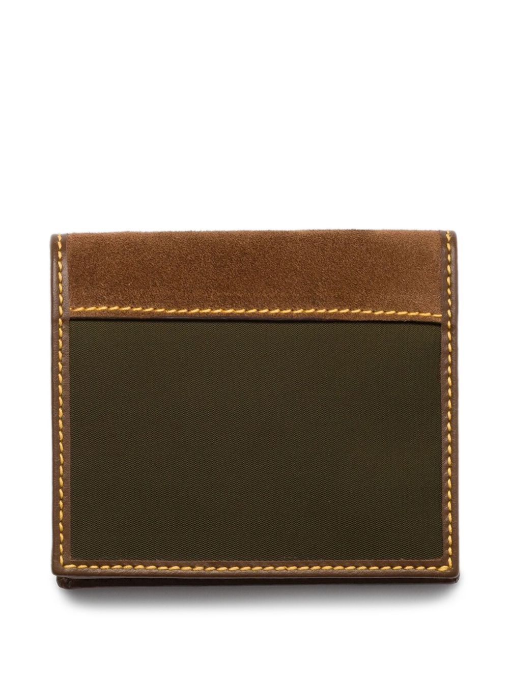 suede-detail cardholder - 2