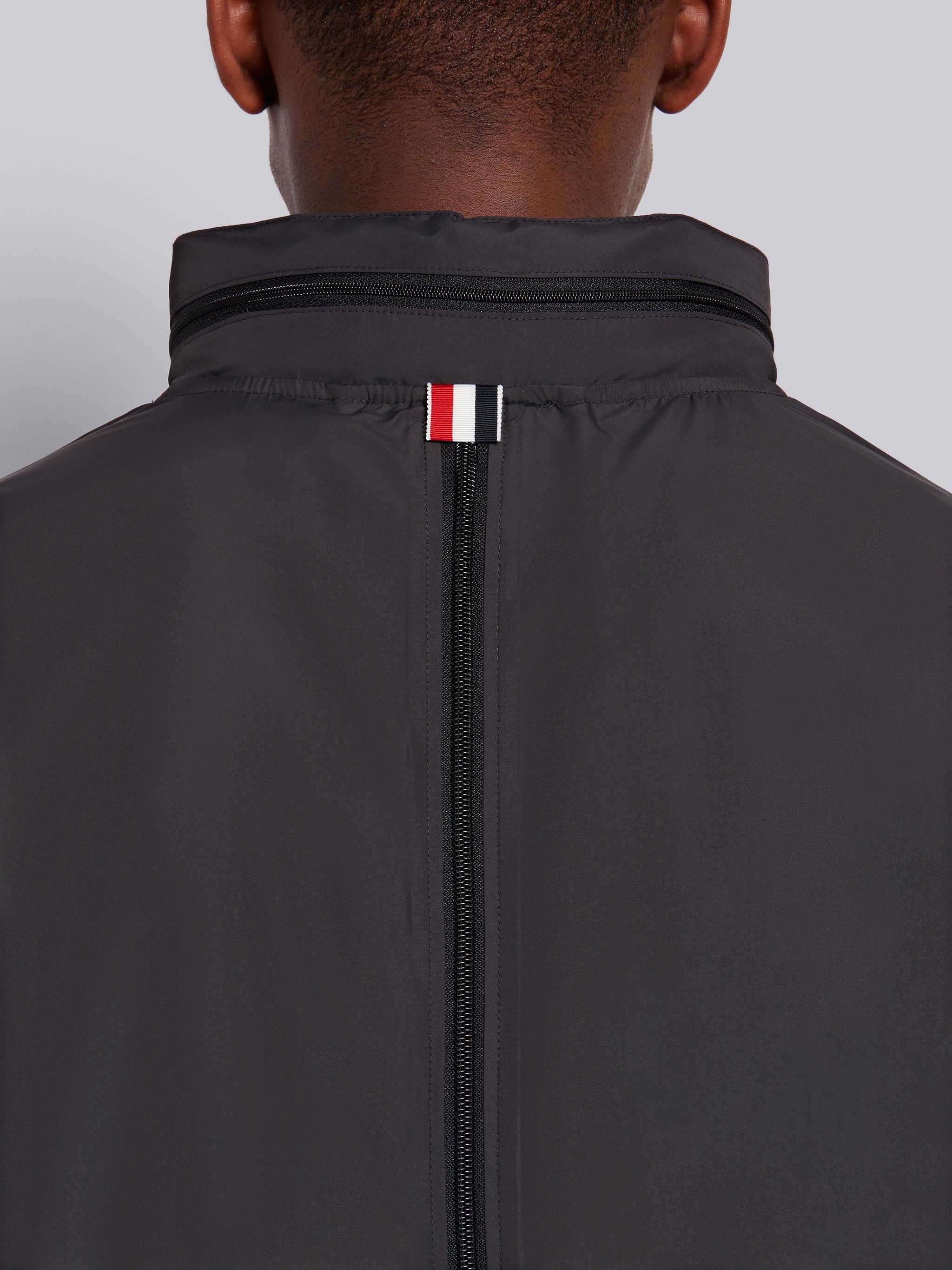 Charcoal Flyweight Tech Hidden Hood Zip-up 4-Bar Parka - 5