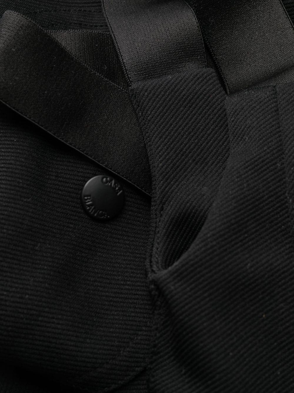 lyocell-cotton blend stirrup trousers - 6