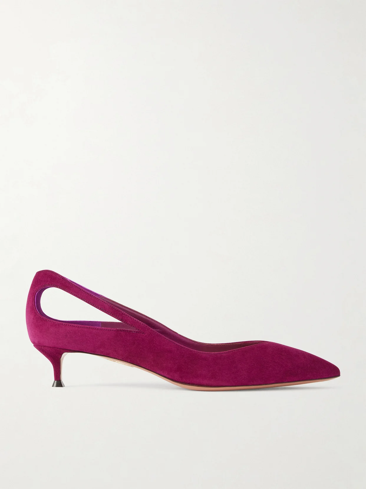 Sheeva 30 Cut-out Suede Pumps - 1
