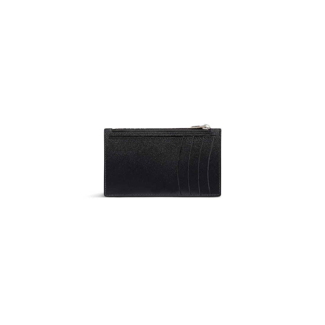 Women's Hourglass Long Coin And Card Holder in Black - 2