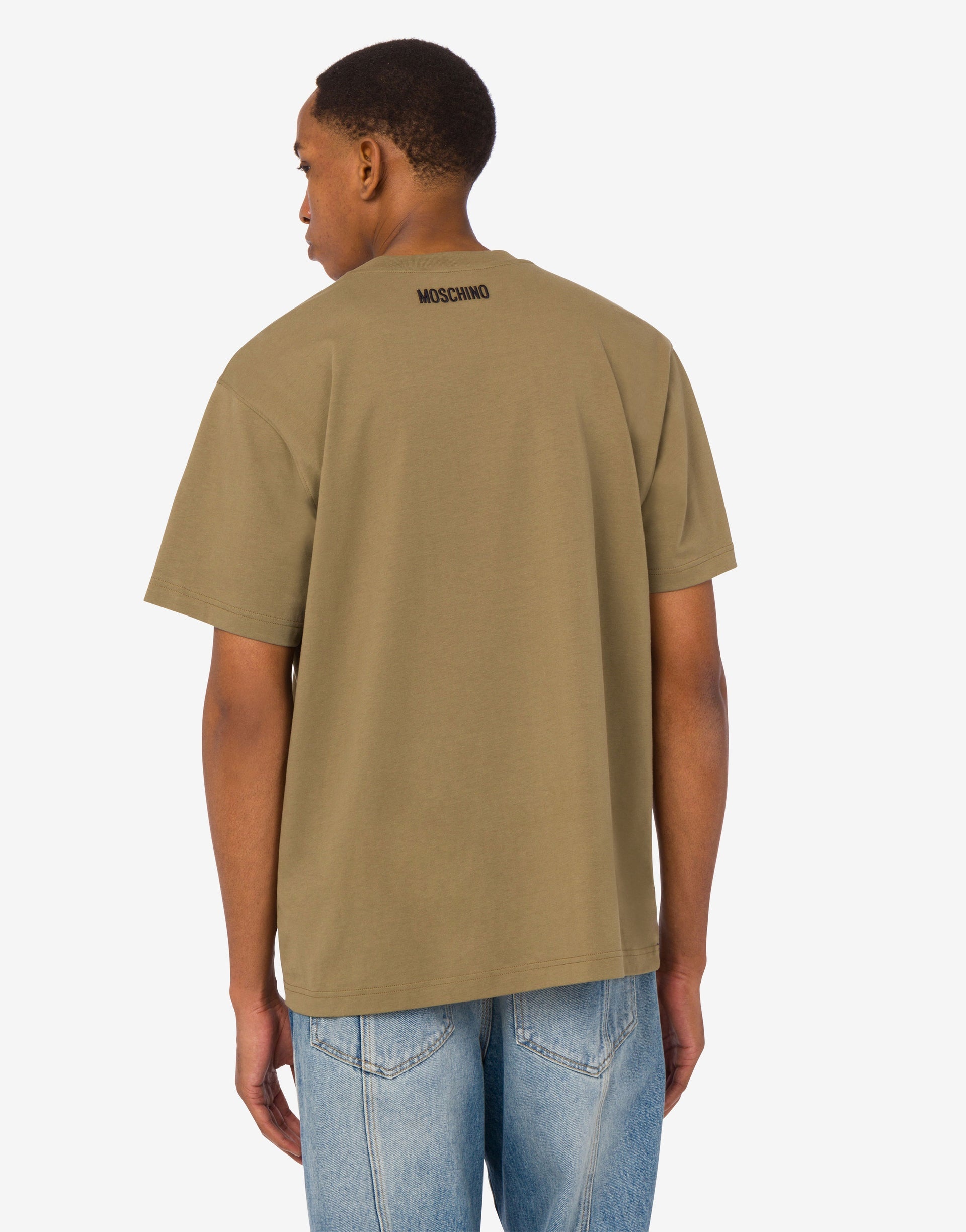 EMBROIDERED ORGANIC COTTON JERSEY T-SHIRT - 3