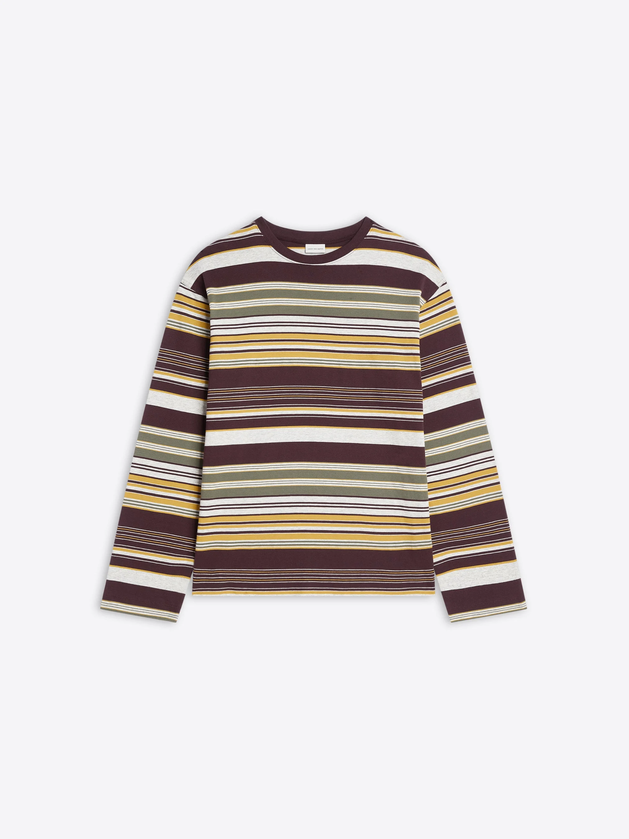 STRIPED COTTON TEE - 1