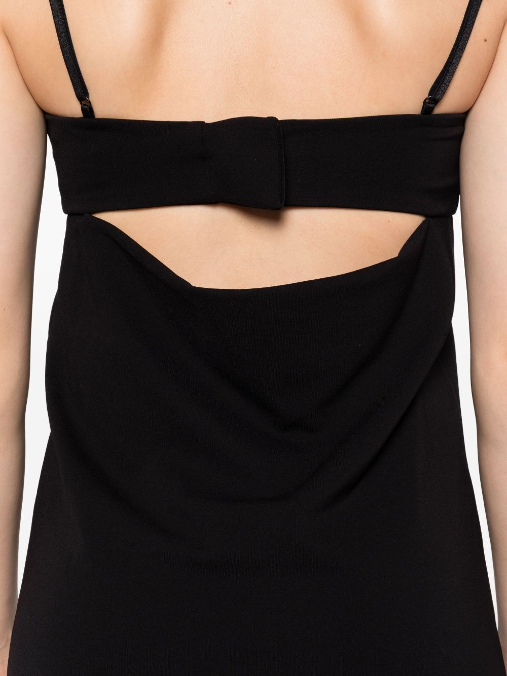 cut-out mini dress - 5