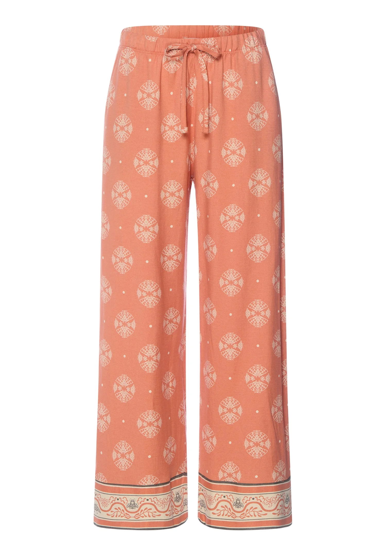 Urban Casuals Linen Blend Woven Cropped Pant - 1