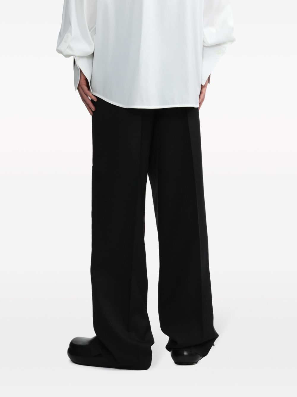tailored wide-leg trousers - 4