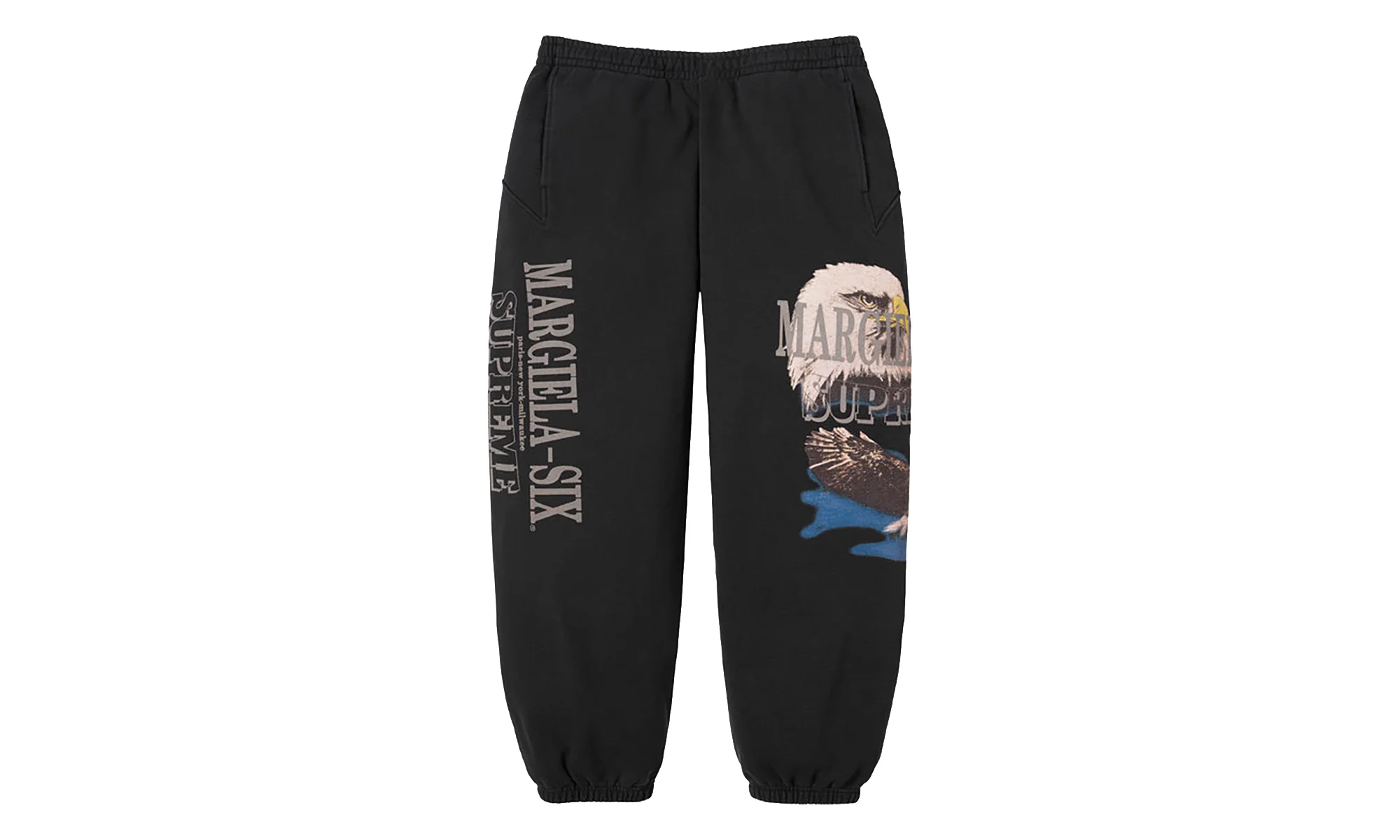 MM6 Maison Margiela Eagle Sweatpant "SS26 - Black" SU27198 - 1