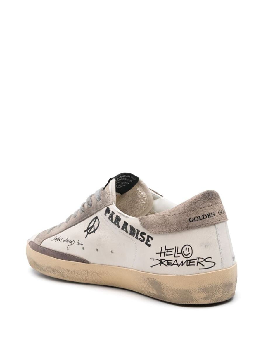 Golden Goose Super Star Nappa Upper Nylon Tongue Suede Star And Heel Shoes - 3