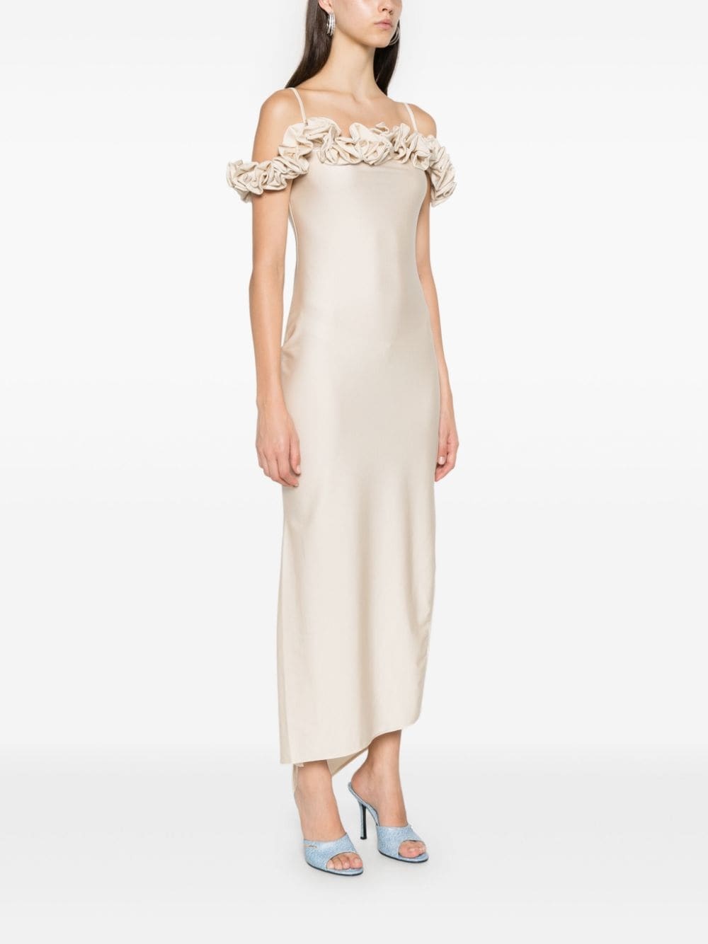 ruffled maxi dress - 3