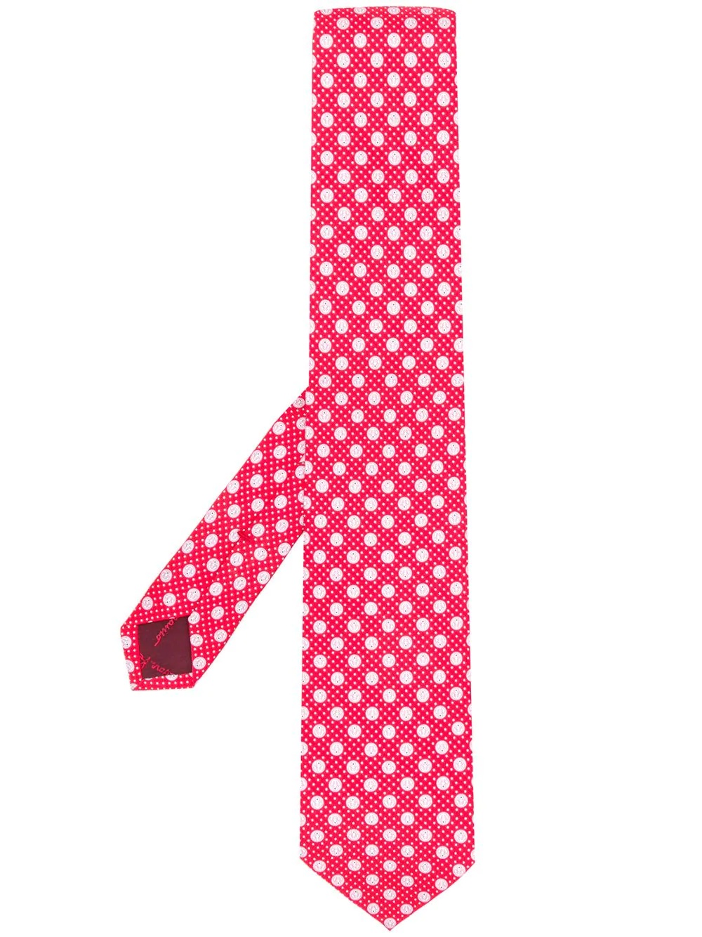 anchor print silk tie - 1