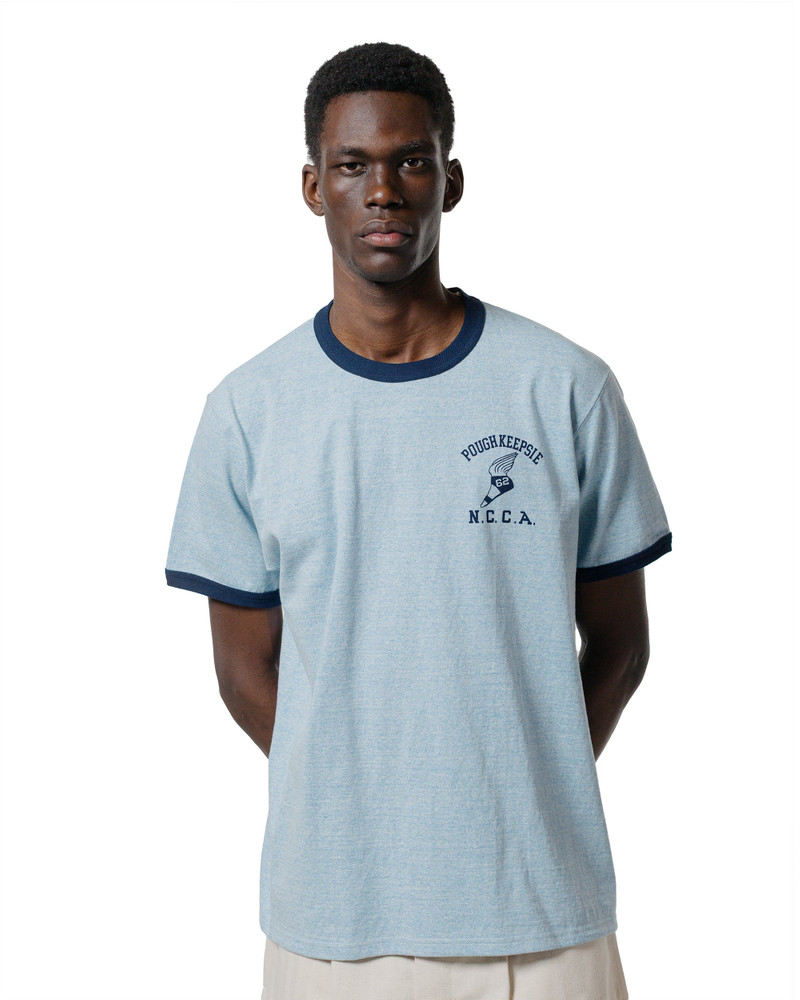The Real McCoys MC25015 Joe McCoy Tee / Poughkeepsie Blue outlook