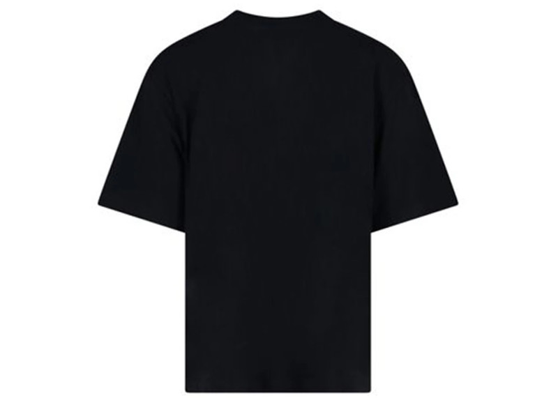 Off-White OFF-WHITE Embroidered Spray Helvetica Skate Tee Black/White outlook