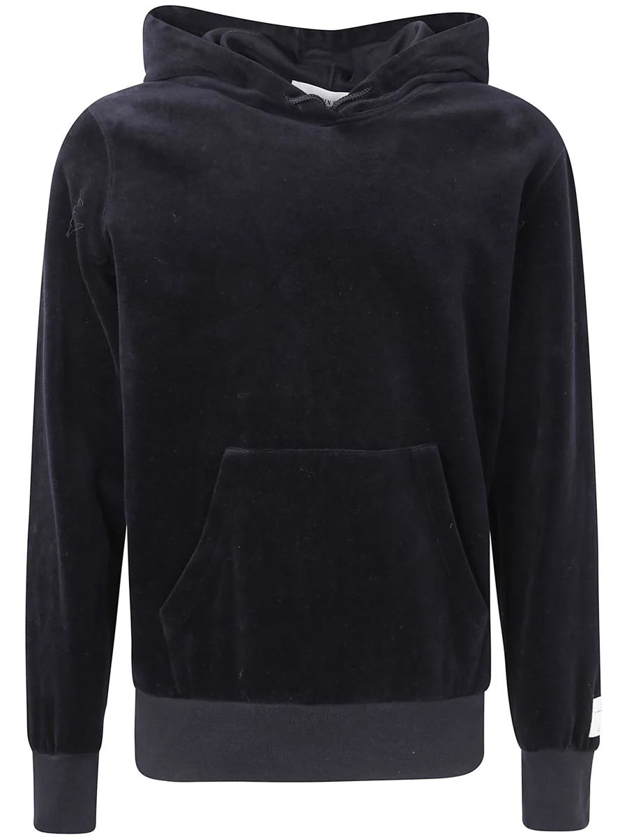 Golden Goose "Journey" Man'S Hoodie Swatshirt Double Chenille With Label Clothing - 1