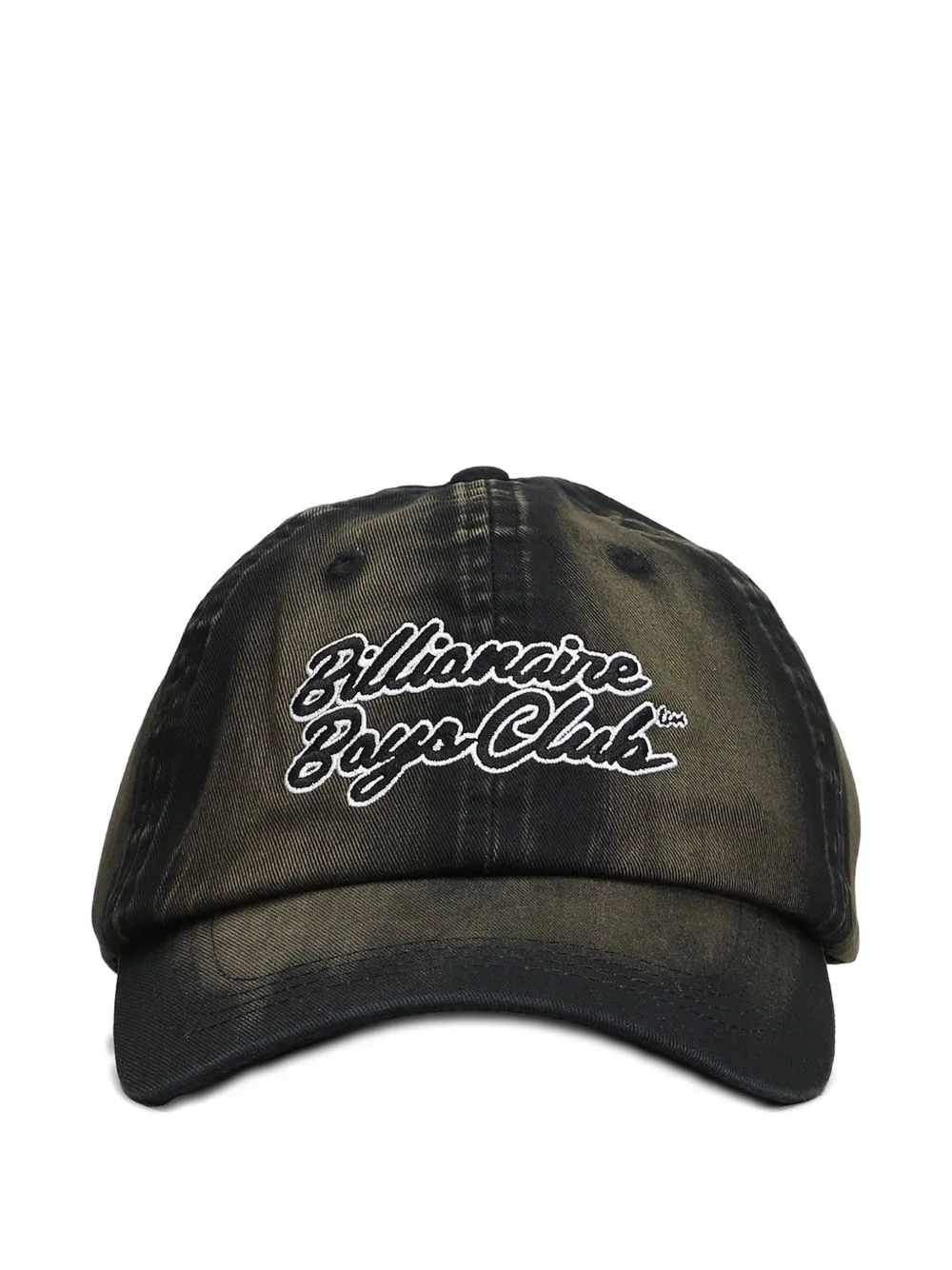 Script Spray Fade logo-embroidered cap - 1