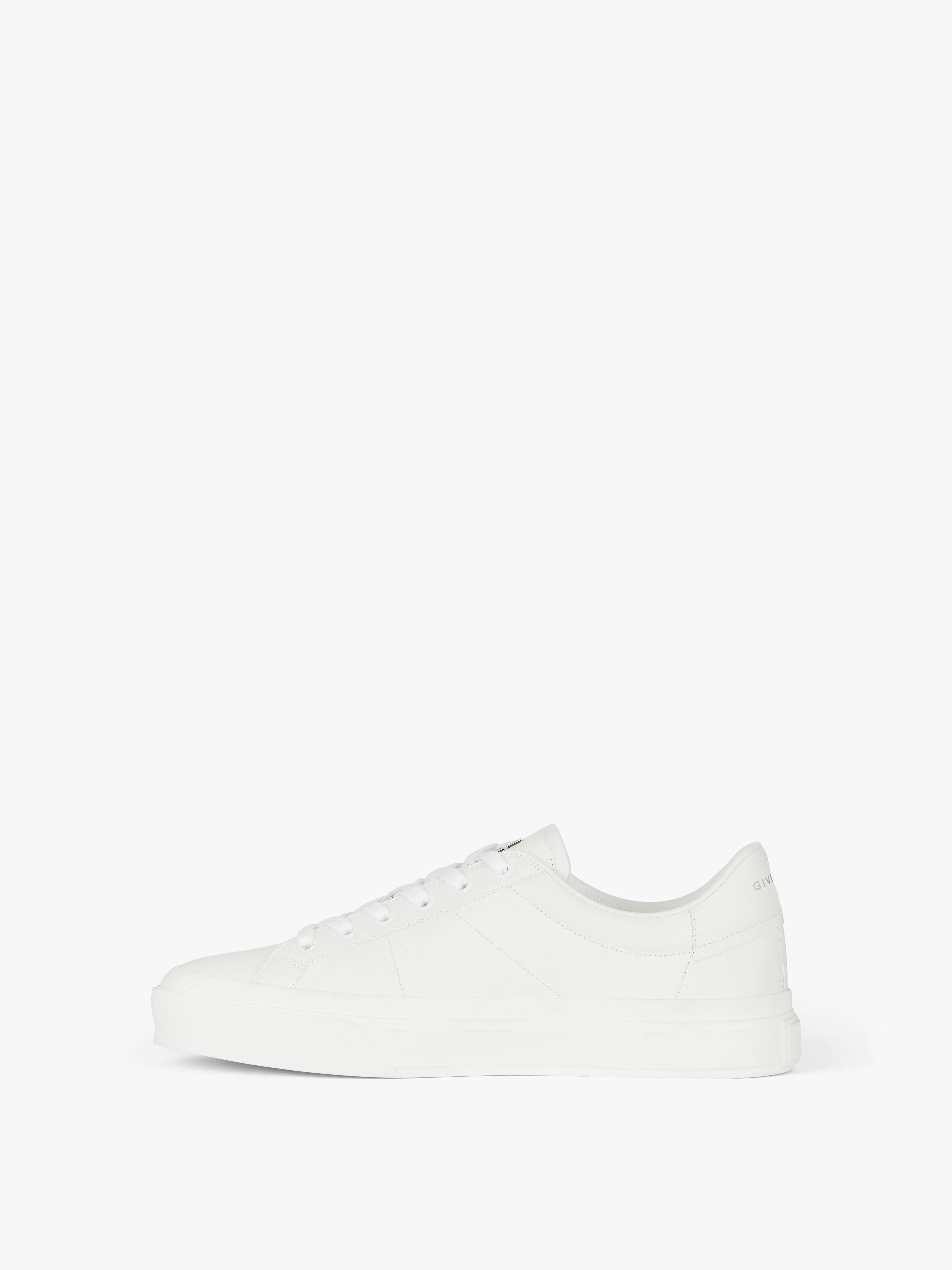 CITY SPORT SNEAKERS IN LEATHER WITH TAG EFFECT 4G PRINT - 3