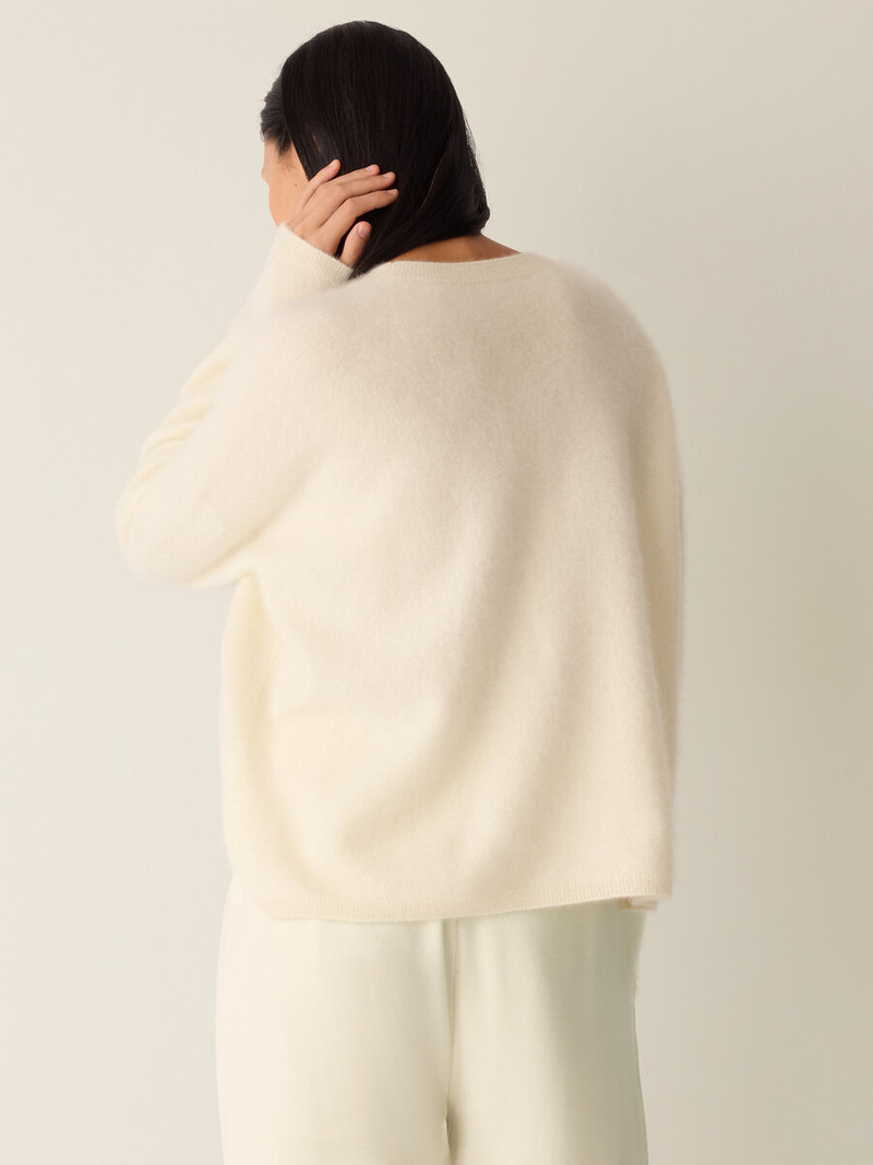 Cashmere Fluff Crew Neck Top 4