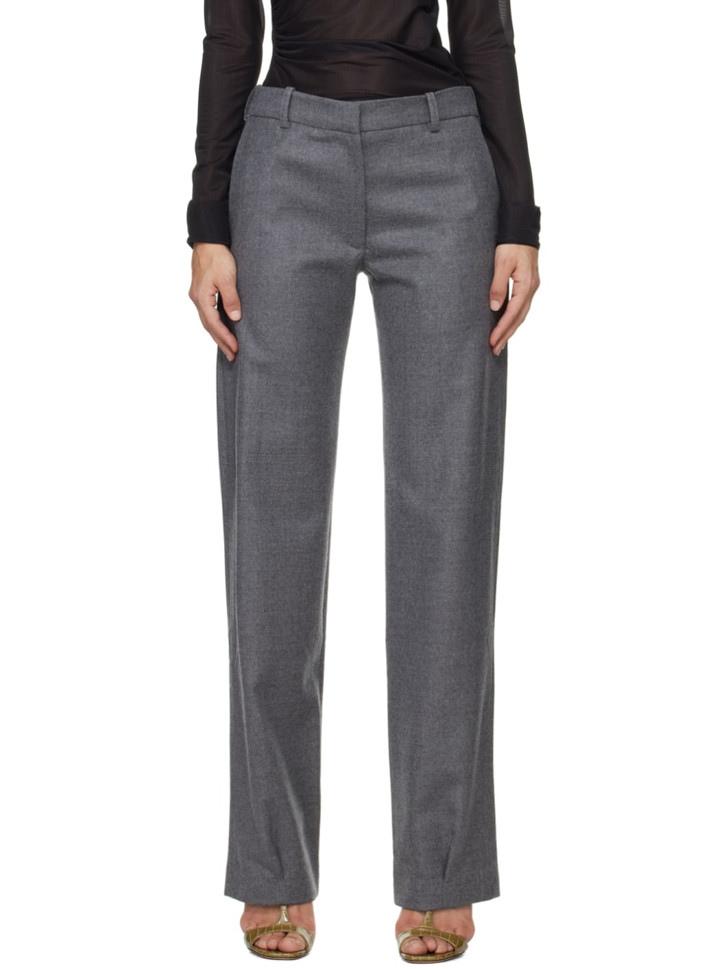 Gray Vante Trousers - 1