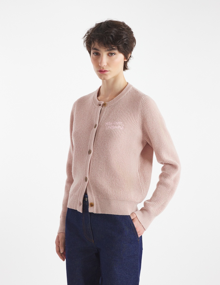 MAISON KITSUNE HANDWRITING COMFORT CARDIGAN - 4