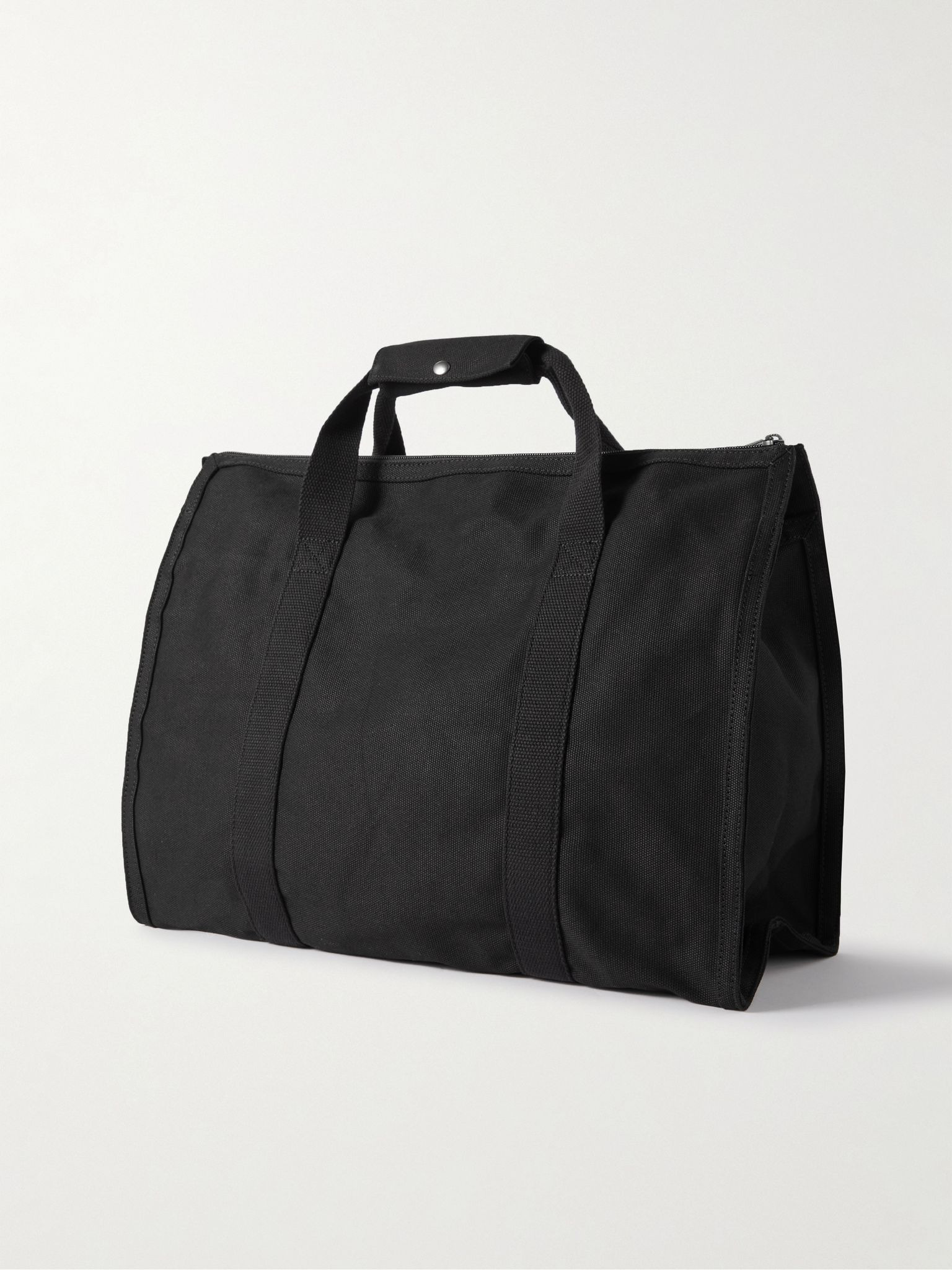 Recuperation Logo-Print Cotton-Canvas Tote Bag Black - 3