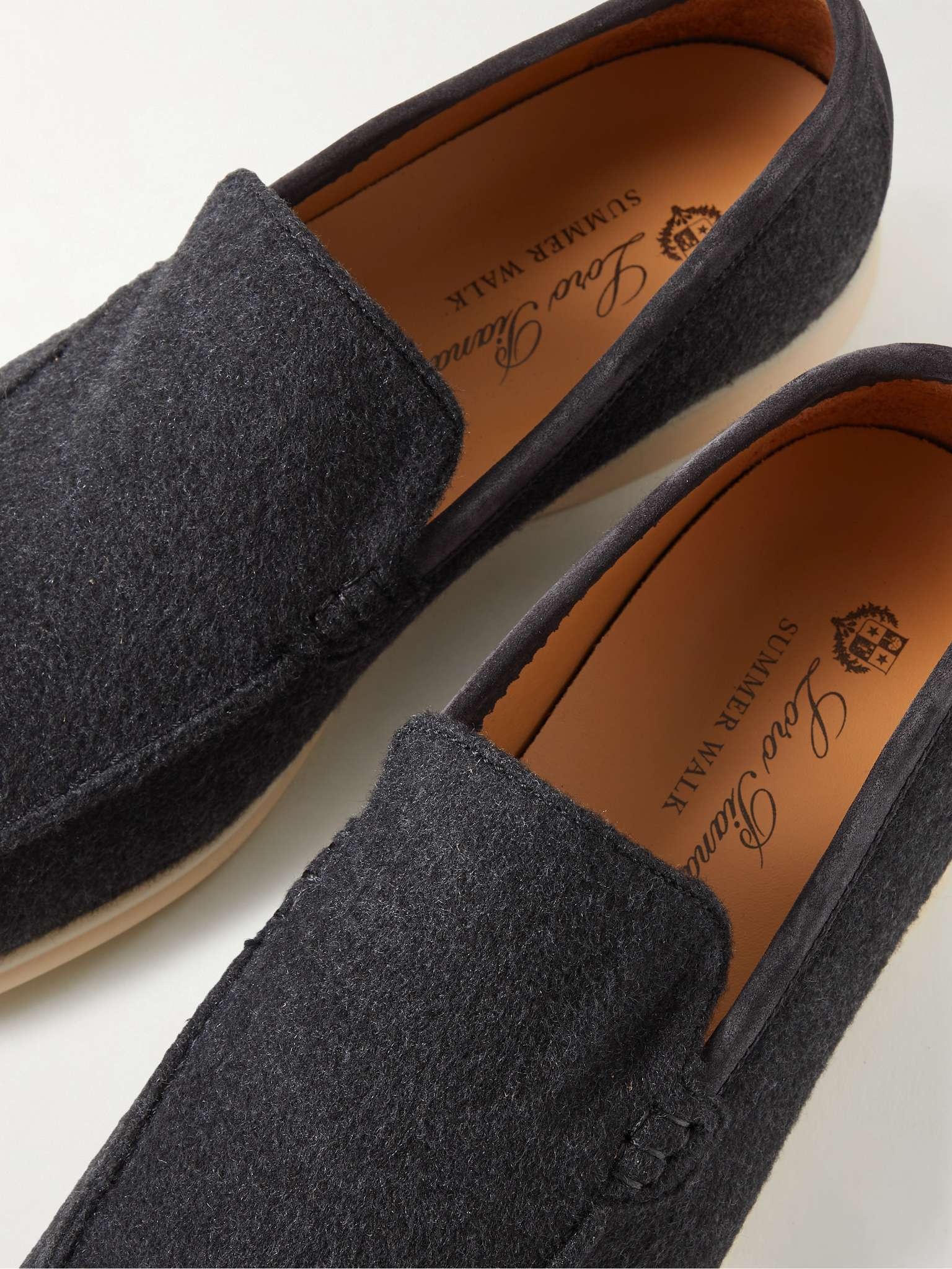 Summer Walk Suede-Trimmed Storm System® Cashmere Loafers - 6